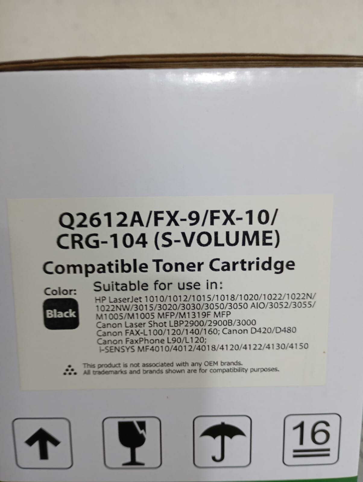 KARTRIC HP UNİVERSAL Q2612A/FX-9/FX-10/CRG-104/1010/1012/1015/1018/1020/1022.