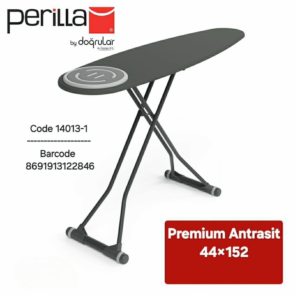PERİLLA Premium Antrasit 14013-1 Ütü Masası