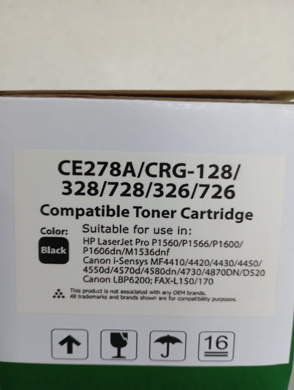KARTRIC HP UNIVERSAL CE278A/CRG-128/328/728/326/726.