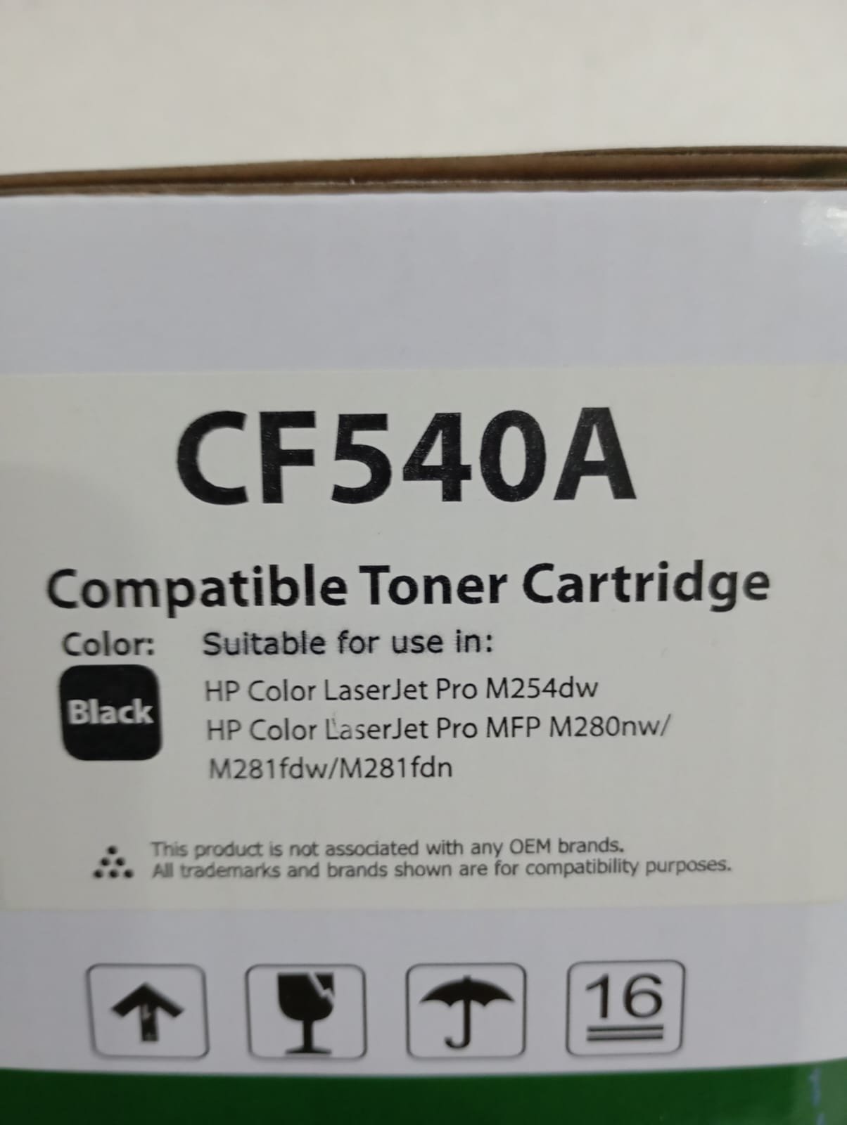KARTRİC HP UNIVERSAL LJ CF540A-203A-BK/COLOR LASER JET PRO M 254DW/MFP M280 NW/M 281 FDW/M 281 FDN.