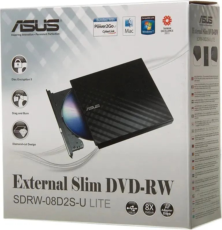 EXTERNAL SLİM DVD-RW ASUS SDRW-08D2S-U LITE