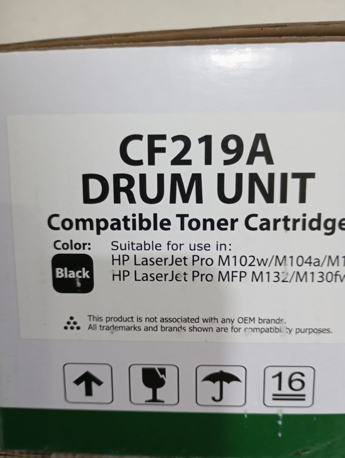 KARTRIC HP UNIVERSAL CF219A DRUM M102W/M104A/M102A/MFP M132/M130FW.