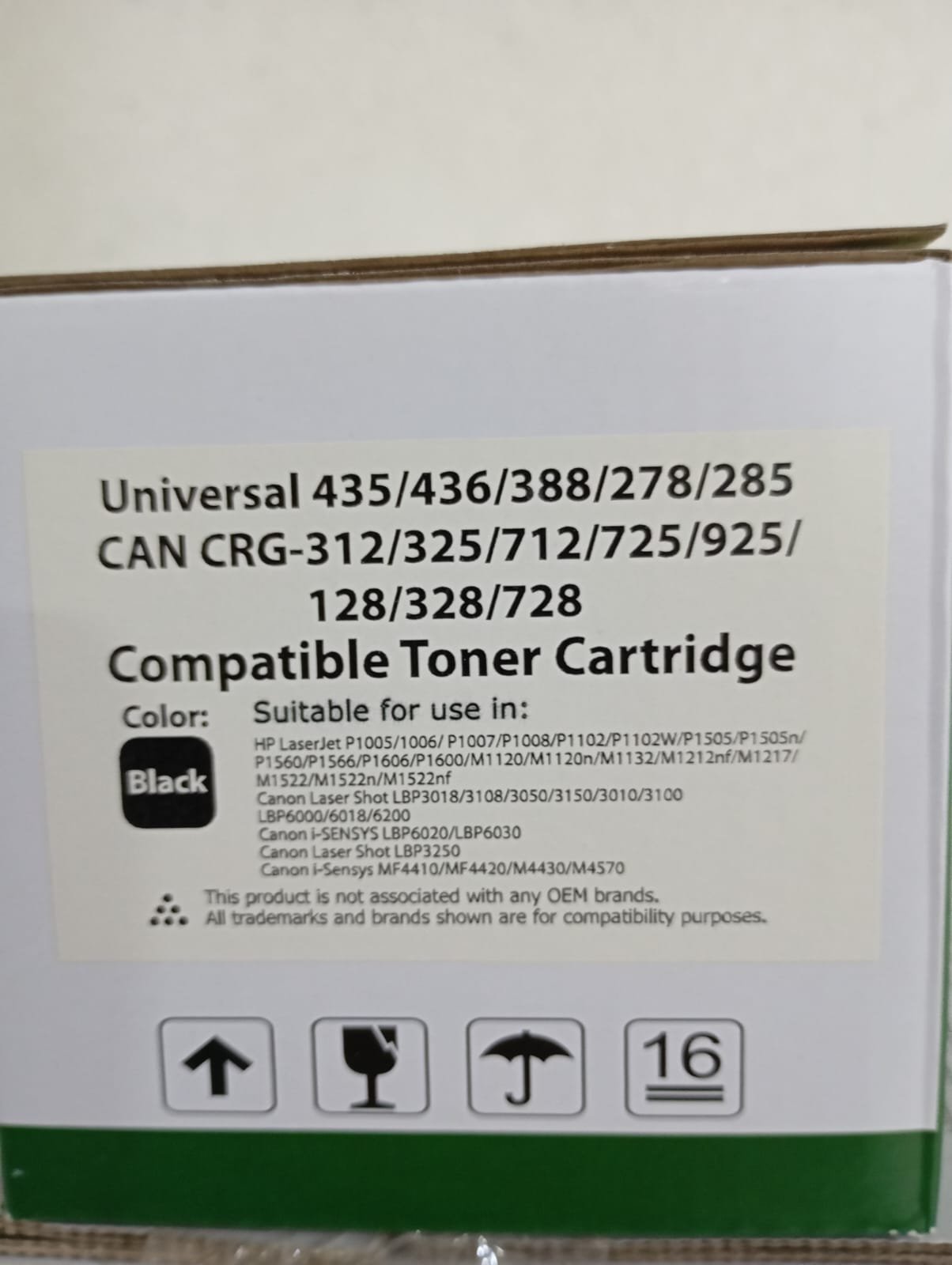 KARTRİC HP UNİVERSAL 435A/436/388/278/285/CANON CRG-312/325/712/725/925/128/328/728.